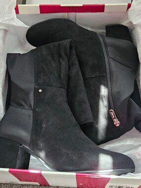 Circus by Sam Edelman Neoprene Block Heel Knee High Boots